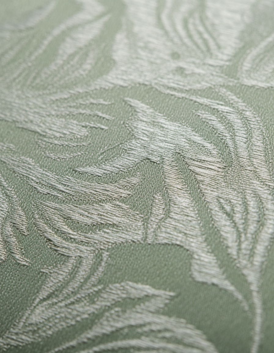 QÍNG · Lǜ 清绿 — Sac à main vert en textile tissé